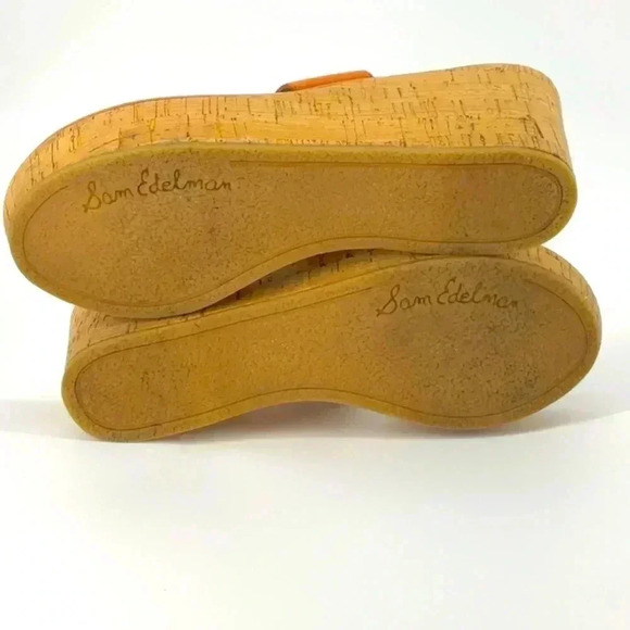 SAM EDELMAN WEDGE  THON SANDALS - Picture 5 of 6